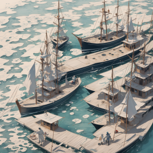 《桃花源记》北京林业大学外语学院译本，内含《桃花源记》AI绘画